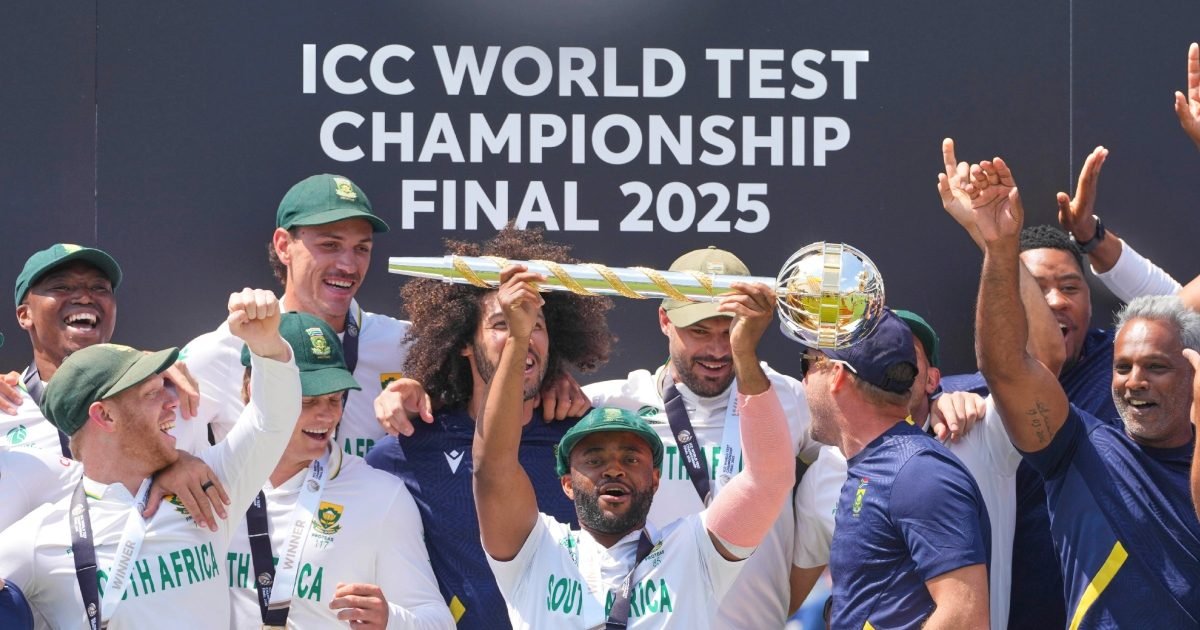 Australia remains on top of ICC Test Rankings: South Africa won the World Test Championship, second in the rankings