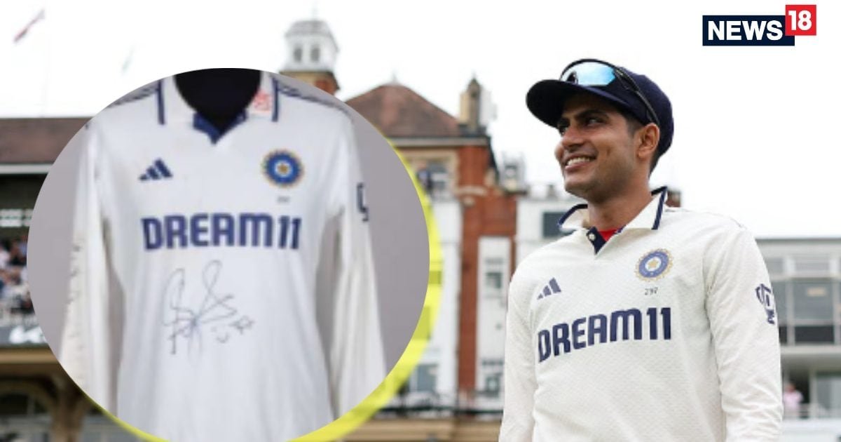Shubman Gill Jersey Auctioned: Shubman Gill’s Lord’s Jersey, Bumrah and Jadeja’s shirt …